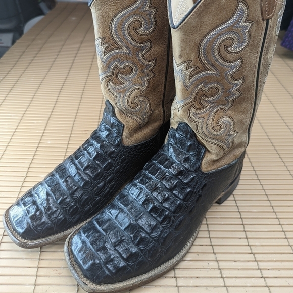 Old West men's Alligator embossed sz 6.5 - Picture 1 of 10